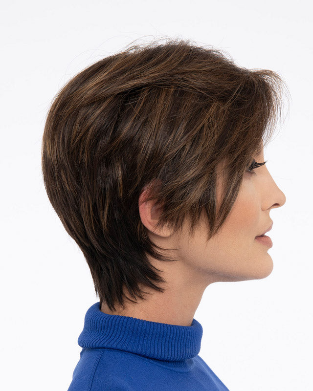cancer survivor donation with a Cancer Kinship Kinner beauty wig