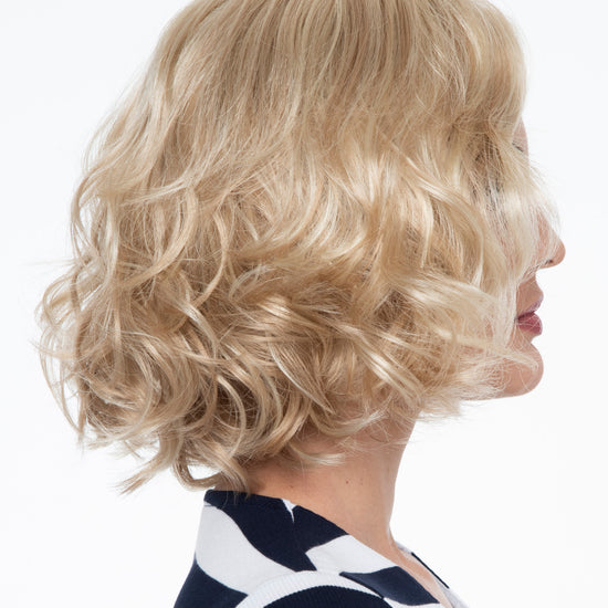 cancer survivor donation with a Cancer Kinship Kinner beauty wig