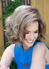 cancer survivor donation with a Cancer Kinship Kinner beauty wig