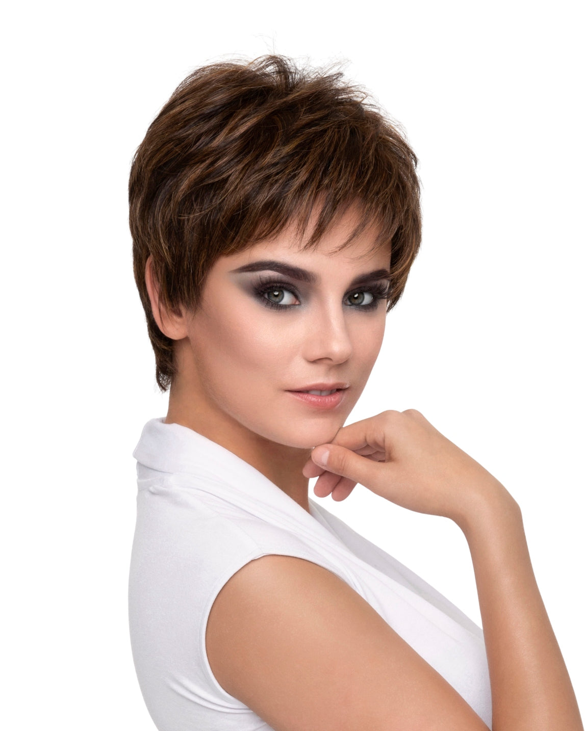 cancer survivor donation with a Cancer Kinship Kinner beauty wig