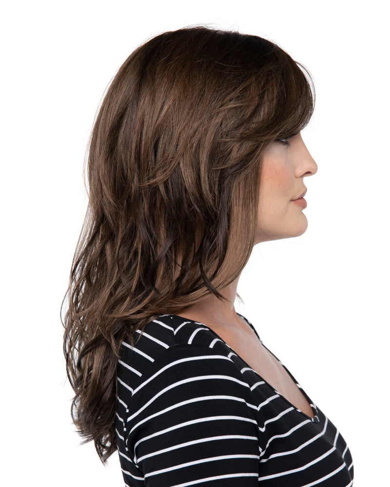 cancer survivor donation with a Cancer Kinship Kinner beauty wig