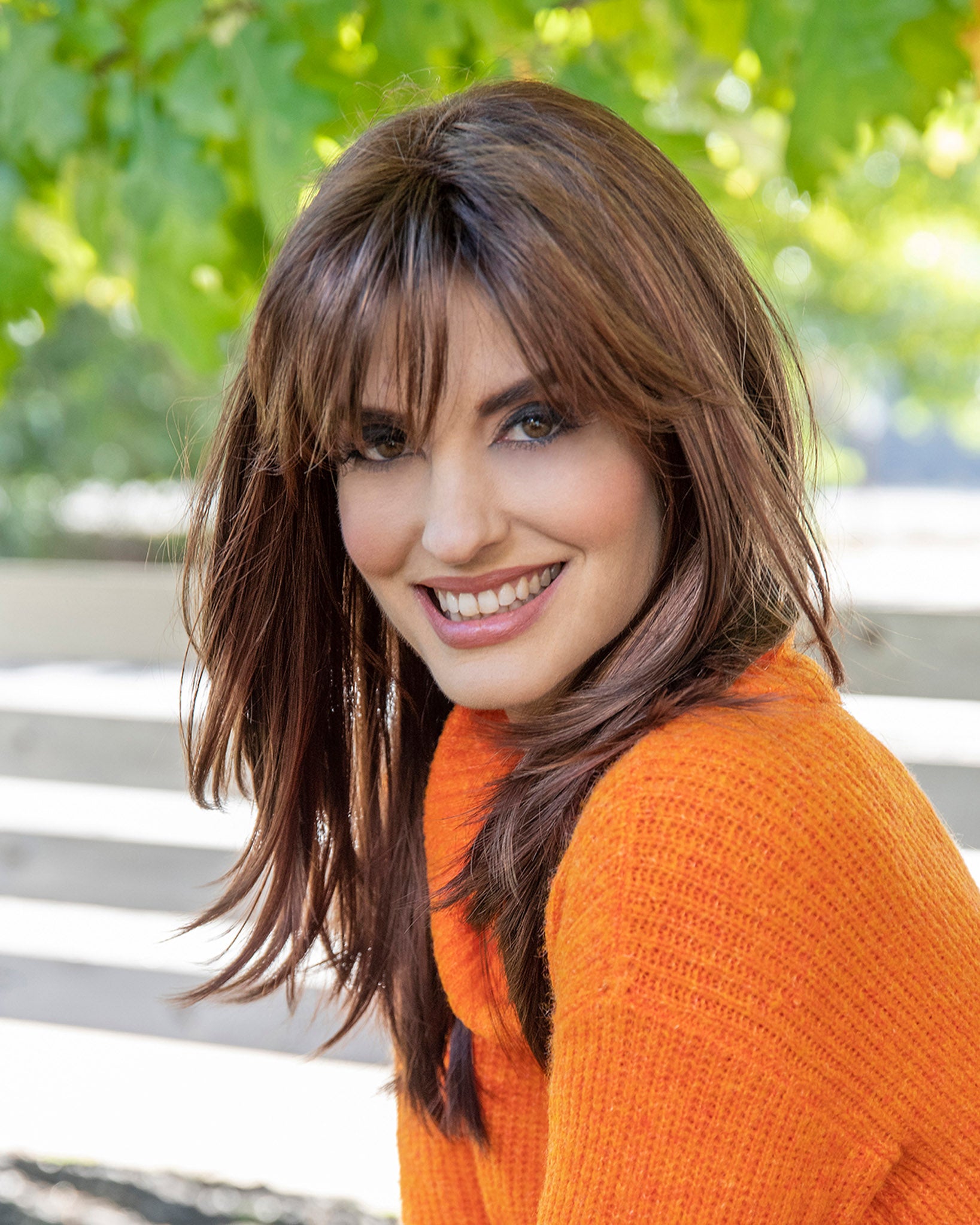 cancer survivor donation with a Cancer Kinship Kinner beauty wig