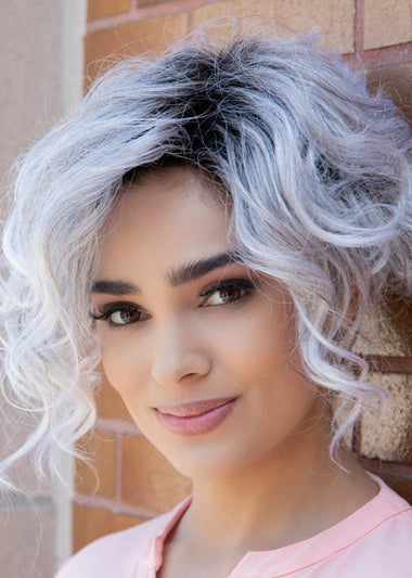 cancer survivor donation with a Cancer Kinship Kinner beauty wig