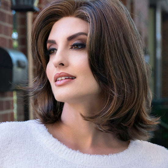 cancer survivor donation with a Cancer Kinship Kinner beauty wig