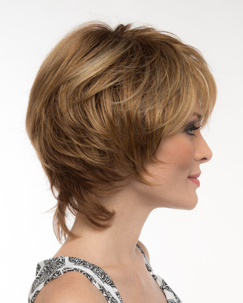 cancer survivor donation with a Cancer Kinship Kinner beauty wig