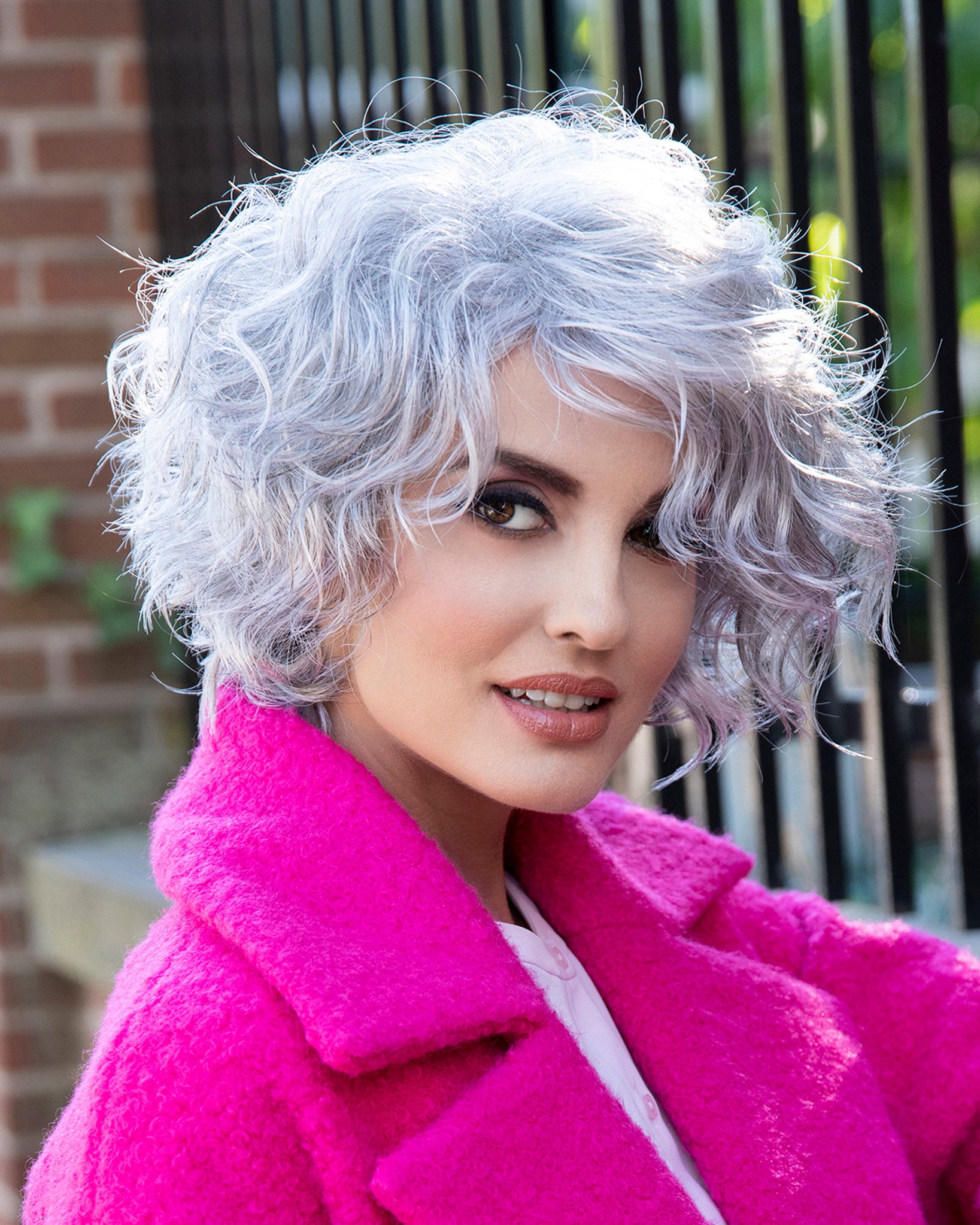 cancer survivor donation with a Cancer Kinship Kinner beauty wig